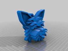 Yorkshire Terrier Keychain 3D Printer Model