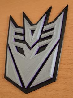 Transformer Decepticon Logo – Remix 3D Printer Model