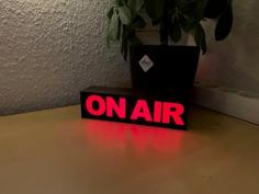 ON AIR Sign 3D Printer Model