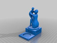 Mum Candle Stand 3D Printer Model