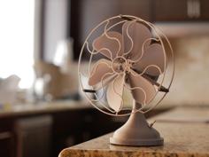 Retro Oscillating Fan – Redux 3D Printer Model