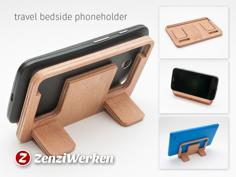 Travel Bedside Phoneholder Cnc/laser 3D Printer Model