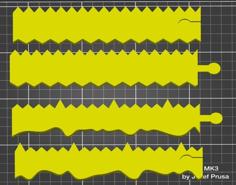 Tear Ruler – Tearing Ruler – Reißlineal 3D Printer Model