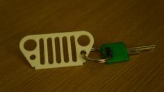 Jeep Keychain 3D Printer Model