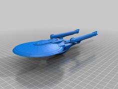 Star Trek Enterprise NCC-1701-B 1:2000 3D Printer Model