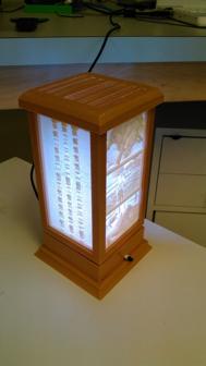 Lithophane Lamp V2 3D Printer Model