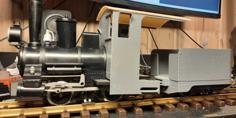 LGB Locomotive Conversion With Tender 3D Printer Model