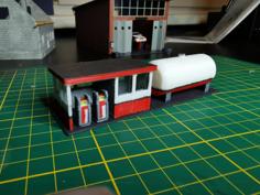 Dieseltankstelle Refueling Station H0 Scale 1:87 3D Printer Model