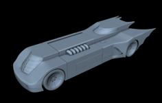 Animated Series Bat-Mobile 3D Printer Model