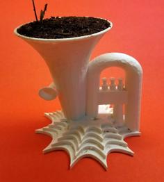 Tuba Planter 3D Printer Model