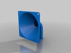 120mm To 30mm Fan Adapter 3D Printer Model