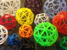 Catalan Wireframe Polyhedra 3D Printer Model