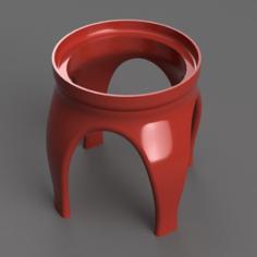 Dog Dish Stand 3D Printer Model