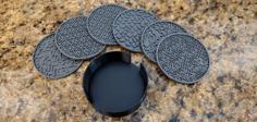 Drink Coaster Set 3D Printer Model