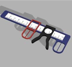 Eye Measuring Tool (IPD) 3D Printer Model