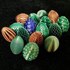 Easter Eggs – Set Of 55 3D Printer Model