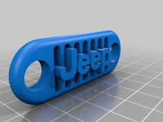 Jeep Keychain 3D Printer Model