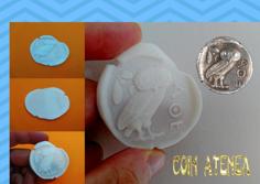 Coin Atenea 3D Printer Model