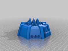 Wargaming Compatible – Missile Base – 28mm 3D Printer Model