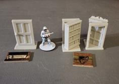 Mansions Of Madness Doors And Secret Passages Upgraded 3D Printer Model