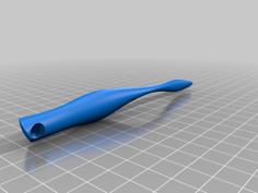 Oblique Penholder 3D Printer Model