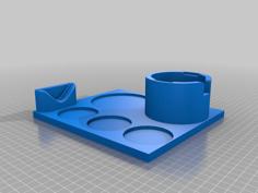 58mm Tamping Station 3D Printer Model