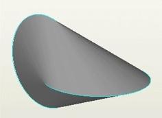 Convex Hull Of Two Circle Roller 3D Printer Model