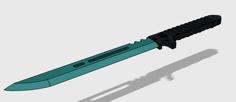 Soshiro Hoshina Sword (Kaiju No 8) 3D Printer Model