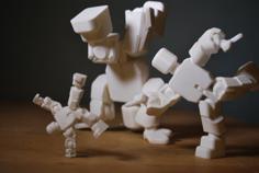 Action Figure – Open Source – Snaps Together – Prints Without Support 3D Printer Model