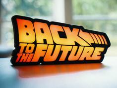 Back To The Future Lamp 3D Printer Model