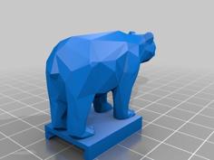 Bear Fetish For Native American Flute 3D Printer Model