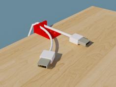 Customizable Cable Catcher 3D Printer Model