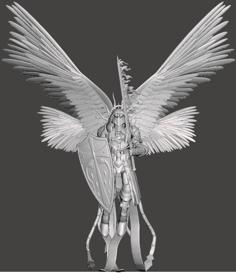 Angel Warrior 3D Printer Model