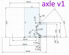 Axle Test 3D Printer Model