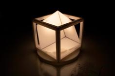 Cubic Bedside Lamp 3D Printer Model