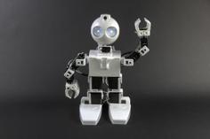 JD Humanoid Built With EZ-Bits That Clip Together 3D Printer Model