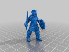 Orc Swordsman 3D Printer Model