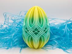 Starburst Easter Egg 3D Printer Model