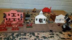 Western Town 3D Printer Model