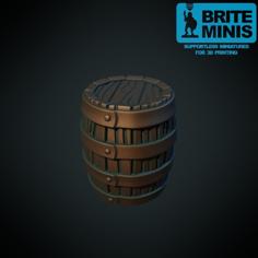 Yet Another Barrel (Supportless, FDM Friendly) 3D Printer Model