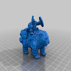 Bear Rider Captain 3D Printer Model