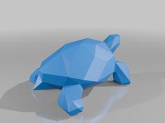 Low Poly Turtle 3D Printer Model