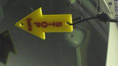 Arrow For Hanging Down In The Garage For Exact Parking – Pfeil Für Die Garage Als Parkmarkierung 3D Printer Model