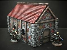 Medieval Cottage (28mm/Heroic Scale And 15mm Scale) 3D Printer Model