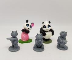 Takenoko Chibis Baby Panda Minis 3D Printer Model