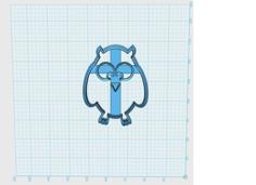 Standard Owl Cookie Cutter 3D Printer Model