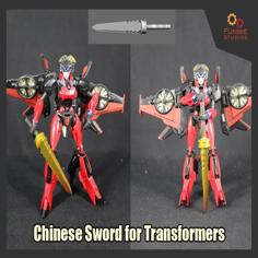 Chinese Sword For Transformers 3D Printer Model