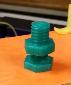 Nut And Bolt 3D Printer Model