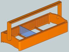 Microscope Slide Holder 3D Printer Model