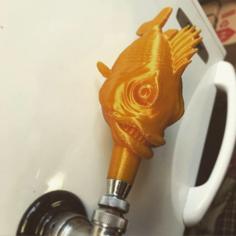 Fish Tap Handle 3D Printer Model